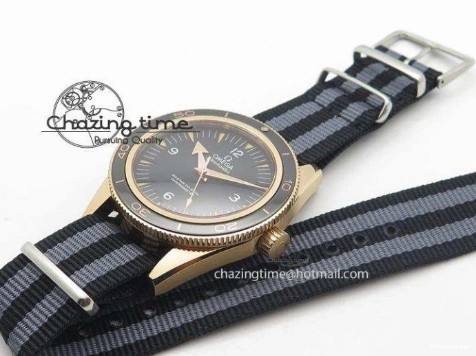 0713 Seamaster 300 Master Co-Axial Liquidmetal V6F Best Edition RG On RG Bracelet A8400 (Free Nylon Strap) Resilient 8265
